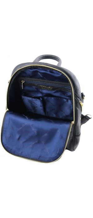 Γυναικεία Τσάντα Πλάτης Δερμάτινη TL141376 Μαύρο Tuscany Leather