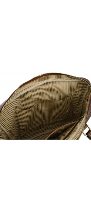 Γυναικεία Τσάντα Laptop 15.6" Δερμάτινη Prato TL141283 Μελί Tuscany Leather