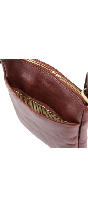 Ανδρικό Τσαντάκι Δερμάτινο Jason Μαύρο Tuscany Leather