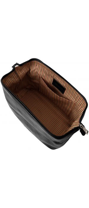 Θήκη - Τσαντάκι Καλλυντικών Δερμάτινο Smarty S Μαύρο Tuscany Leather