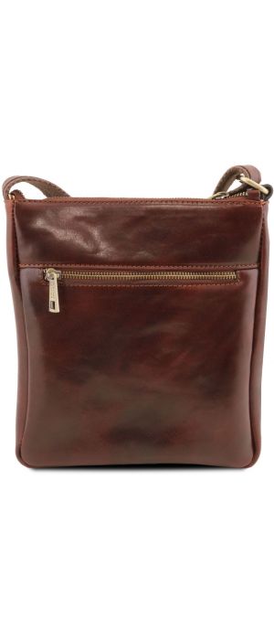 Ανδρικό Τσαντάκι Δερμάτινο Jason Μαύρο Tuscany Leather