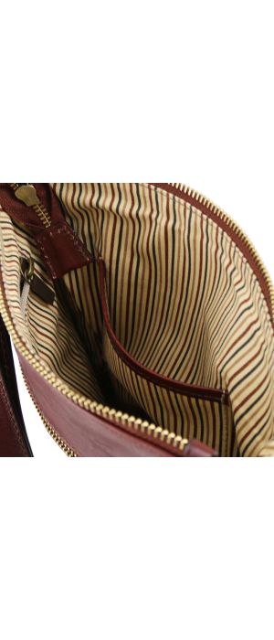 Ανδρικό Τσαντάκι Δερμάτινο Jason Μαύρο Tuscany Leather