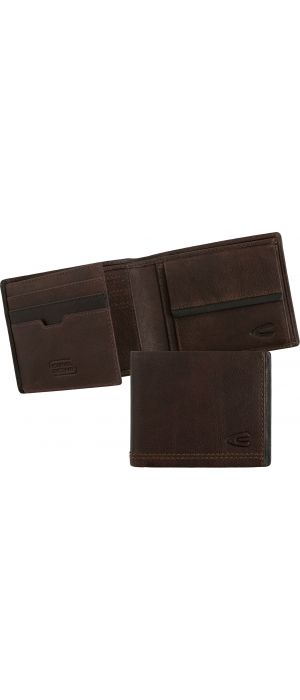 Ανδρικό Δερμάτινο Πορτοφόλι Πλάγιο Μικρό Camel Active Osaka 269-703-29 Καφέ