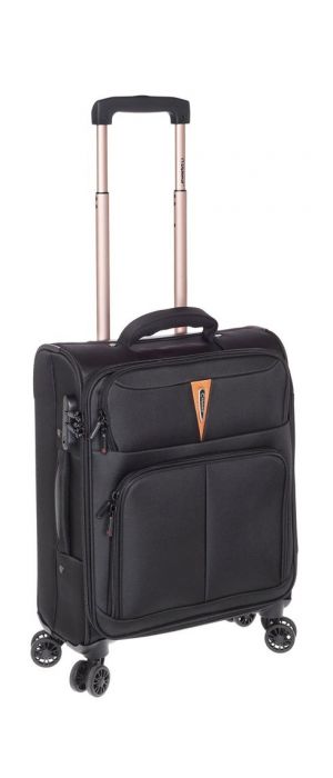 Βαλίτσα Καμπίνας με 4 Ρόδες Diplomat ZC 6101-S Μαύρο