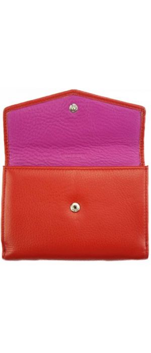 Δερμάτινο Πορτοφόλι Isotta Firenze Leather CO577 Κόκκινο