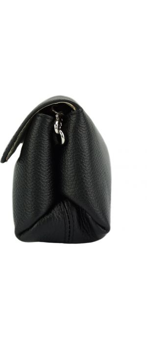 Δερμάτινο Τσαντάκι Ώμου Firenze Leather 9107 Μαύρο