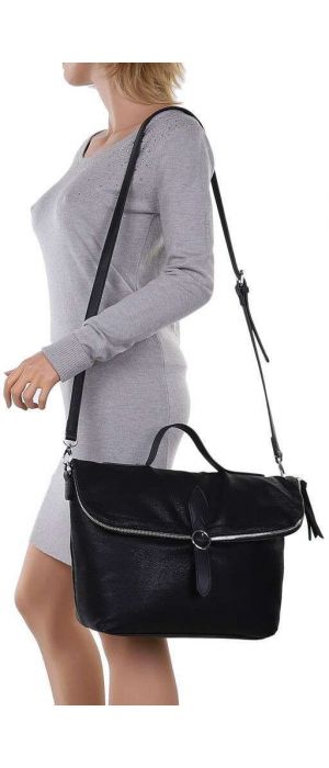 Γυναικεία Τσάντα Χειρός Cardinali 5330-347 Μαύρο