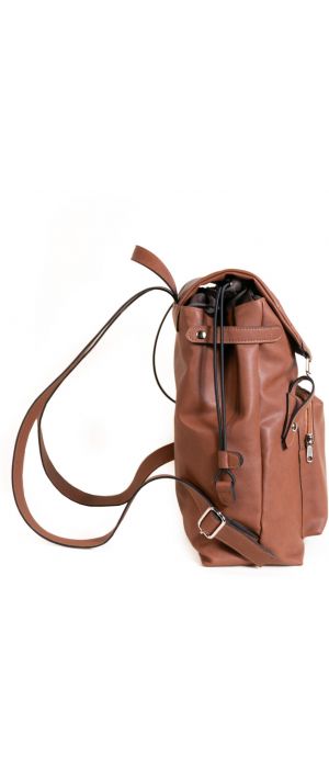 Unisex Σακίδιο Street Life Thiros 29-1046 Tan Brown