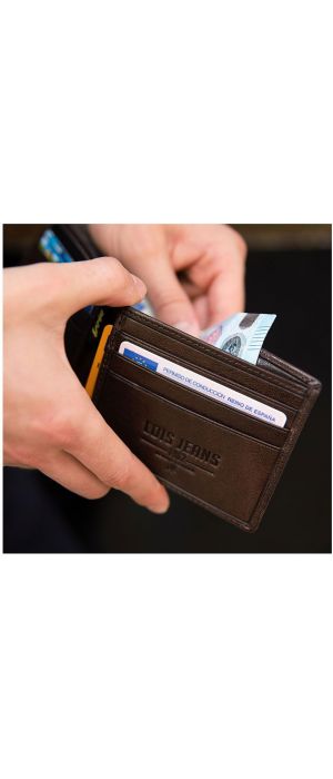 Πορτοφόλι Ανδρικό Δερμάτινο Lois 202601-02 Καφέ