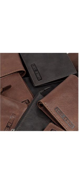 Πορτοφόλι Ανδρικό Δερμάτινο Lois 201401-02 Καφέ Ανοιχτό