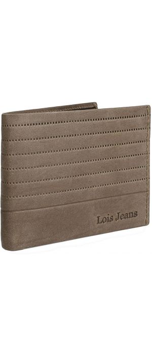 Πορτοφόλι Ανδρικό Δερμάτινο Lois 202211-03 Καφέ Ανοιχτό