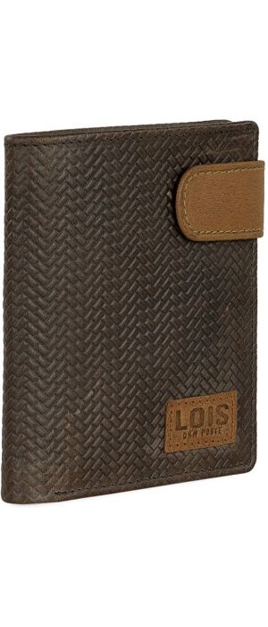 Πορτοφόλι Ανδρικό Δερμάτινο Lois 202720-02 Καφέ