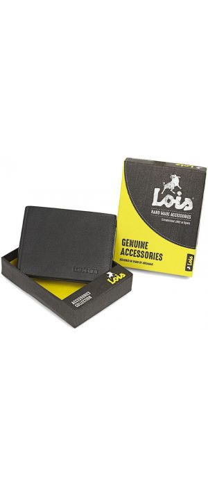 Πορτοφόλι Ανδρικό Δερμάτινο Lois 205287-02 Καφέ Σκούρο