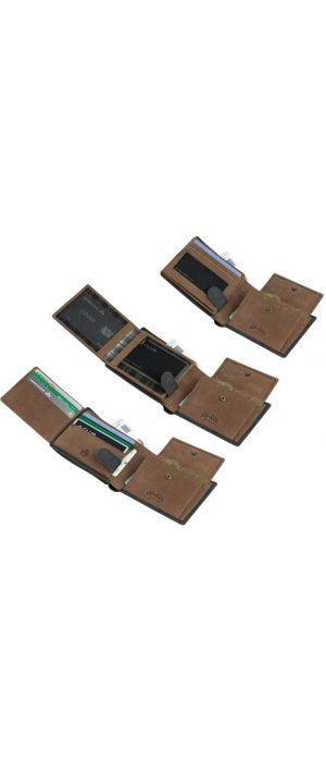 Πορτοφόλι Ανδρικό Δερμάτινο Lois Μαύρο 202812-01