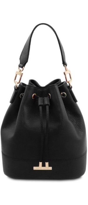 Γυναικεία Τσάντα Δερμάτινη Tuscany Leather TL142146 Μαύρο