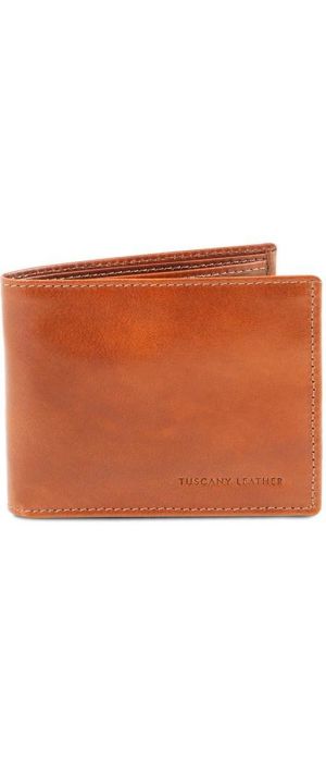 Ανδρικό Δερμάτινο Πορτοφόλι Tuscany Leather TL140763 Μελί