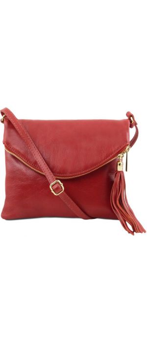 Γυναικείο Τσαντάκι Δερμάτινο TL Young Bag Tuscany Leather TL141153 Κόκκινο