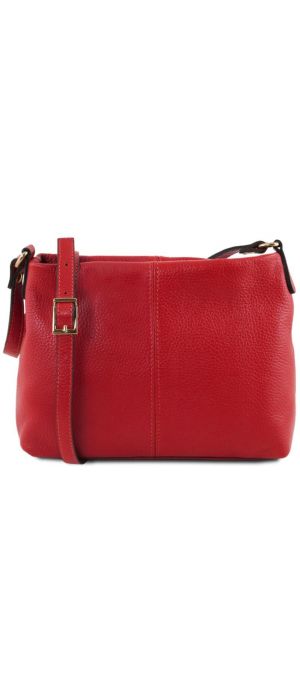 Γυναικείο Τσαντάκι Δερμάτινο TL Bag Tuscany Leather TL141720 Κόκκινο lipstick