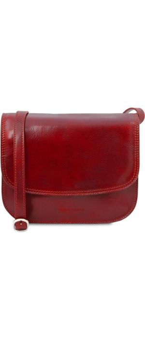 Γυναικεία Τσάντα Δερμάτινη Greta Tuscany Leather TL141958 Κόκκινο