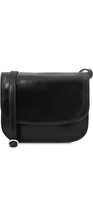 Γυναικεία Τσάντα Δερμάτινη Greta Tuscany Leather TL141958 Μαύρο