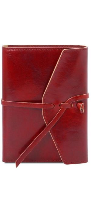 Σημειωματάριο Δερμάτινο Tuscany Leather TL142027 Κόκκινο