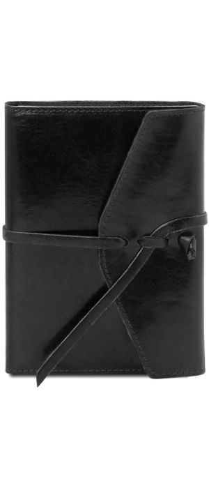 Σημειωματάριο Δερμάτινο Tuscany Leather TL142027 Μαύρο