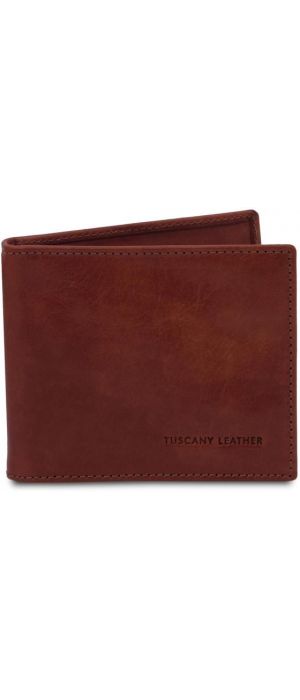 Δερμάτινη θήκη για Επαγγελματικές / Πιστωτικές κάρτες Tuscany Leather TL142055 Καφέ