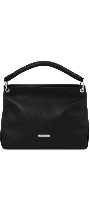 Γυναικεία Τσάντα Δερμάτινη Tuscany Leather TL142087 Μαύρο