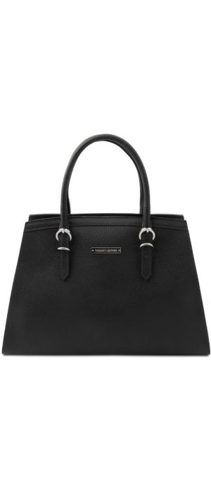 Γυναικεία Τσάντα Δερμάτινη Tuscany Leather TL142147 Μαύρο