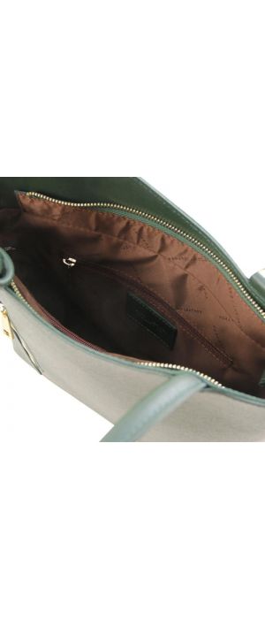 Γυναικεία Τσάντα Δερμάτινη Patty Tuscany Leather TL141455 Πράσινο σκούρο