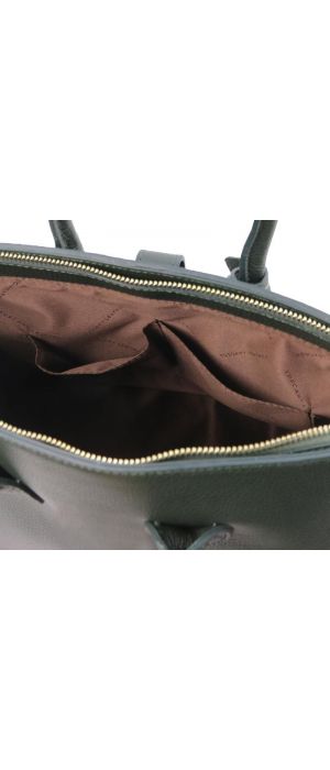 Γυναικεία Τσάντα Δερμάτινη Tuscany Leather TL141529 Κυπαρισσί