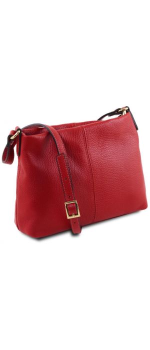 Γυναικείο Τσαντάκι Δερμάτινο TL Bag Tuscany Leather TL141720 Κόκκινο lipstick