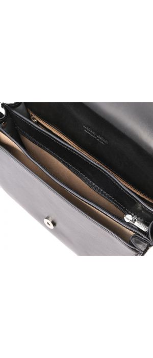 Γυναικεία Τσάντα Δερμάτινη Greta Tuscany Leather TL141958 Μαύρο