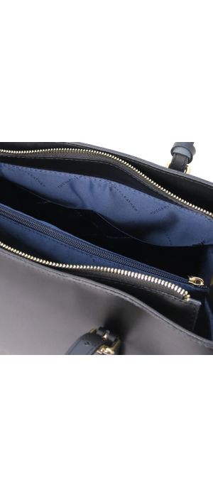 Γυναικεία Τσάντα Δερμάτινη Tuscany Leather TL142037 Μαύρο