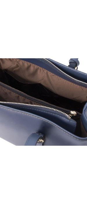 Γυναικεία Τσάντα Δερμάτινη Tuscany Leather TL142037 Μπλε σκούρο