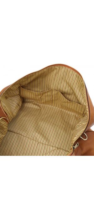 Σάκος Ταξιδίου Δερμάτινος Oslo Tuscany Leather TL141913 Φυσικό