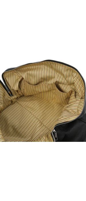 Σάκος Ταξιδίου Δερμάτινος Oslo Tuscany Leather TL141913 Μαύρο