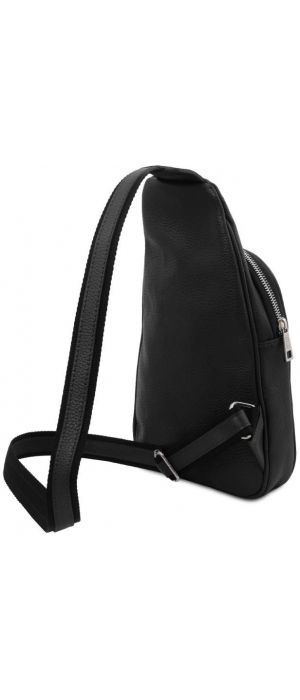 Ανδρικό Τσαντάκι Δερμάτινο Albert Tuscany Leather TL142022 Μαύρο
