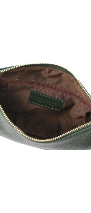 Γυναικείο Τσαντάκι Δερμάτινο Tuscany Leather TL142029 Κυπαρισσί