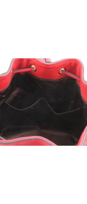 Γυναικεία Τσάντα Δερμάτινη Tuscany Leather TL142146 Κόκκινο lipstick