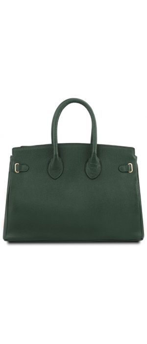 Γυναικεία Τσάντα Δερμάτινη Tuscany Leather TL141529 Κυπαρισσί
