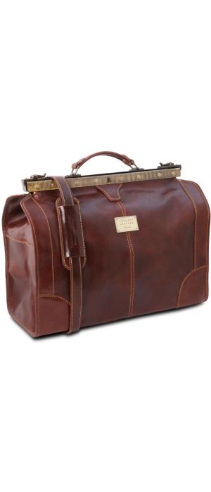 Ιατρική Τσάντα Δερμάτινη Madrid Small Tuscany Leather TL1023 Κόκκινο