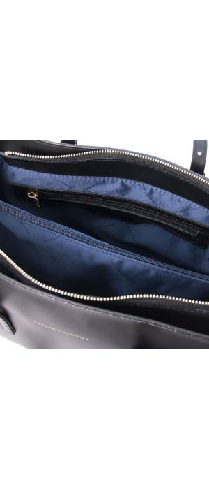 Γυναικεία Τσάντα Δερμάτινη Tuscany Leather TL142037 Μαύρο