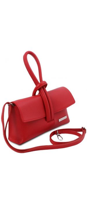 Γυναικείο Τσαντάκι Δερμάτινο Tuscany Leather TL141990 Κόκκινο Lipstick