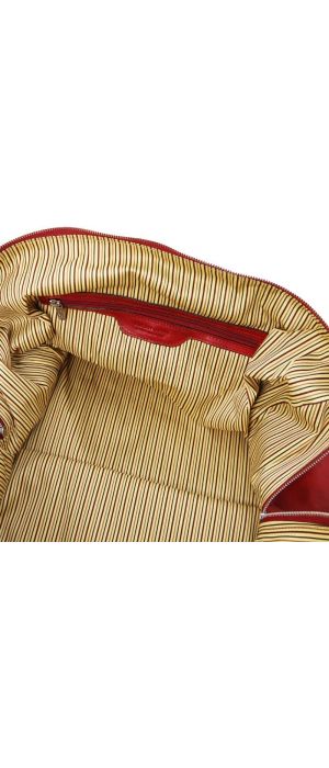 Σάκος Ταξιδίου Δερμάτινος Oslo Tuscany Leather TL141913 Κόκκινο