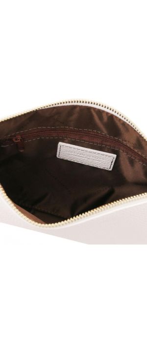 Γυναικείο Τσαντάκι Δερμάτινο Tuscany Leather TL142029 Λευκό