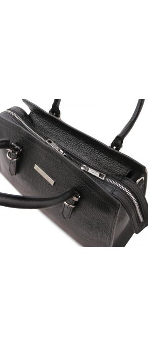 Γυναικεία Τσάντα Δερμάτινη Tuscany Leather TL142147 Μαύρο