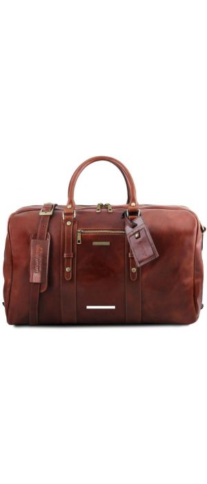 Σάκος ταξιδίου δερμάτινος TL Voyager Tuscany Leather TL142140 Καφέ