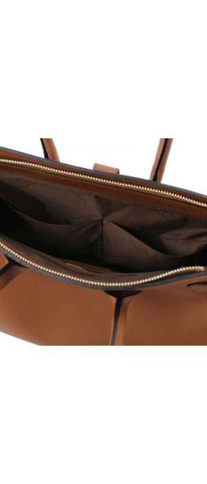 Γυναικεία Τσάντα Δερμάτινη Tuscany Leather TL142174 Κονιάκ