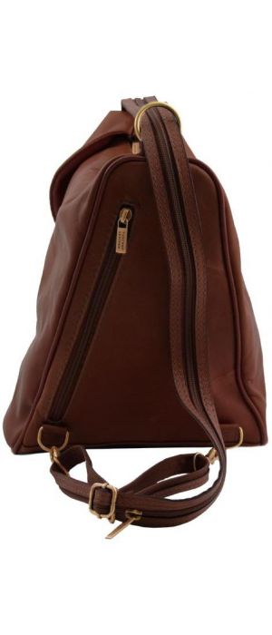 Γυναικεία Τσάντα Δερμάτινη Delhi Tuscany Leather TL140962 Καφέ